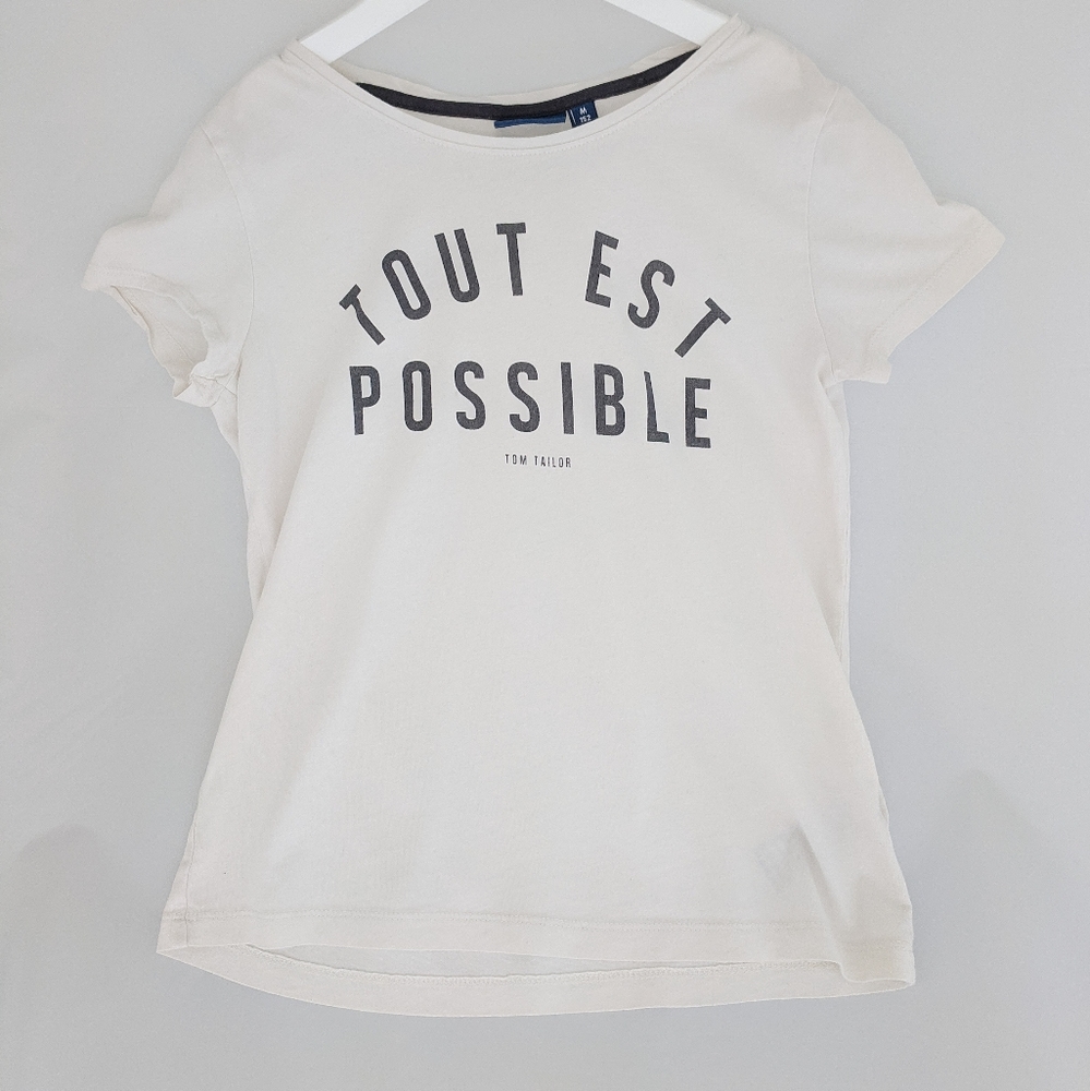 White Tom Tailor T-shirt